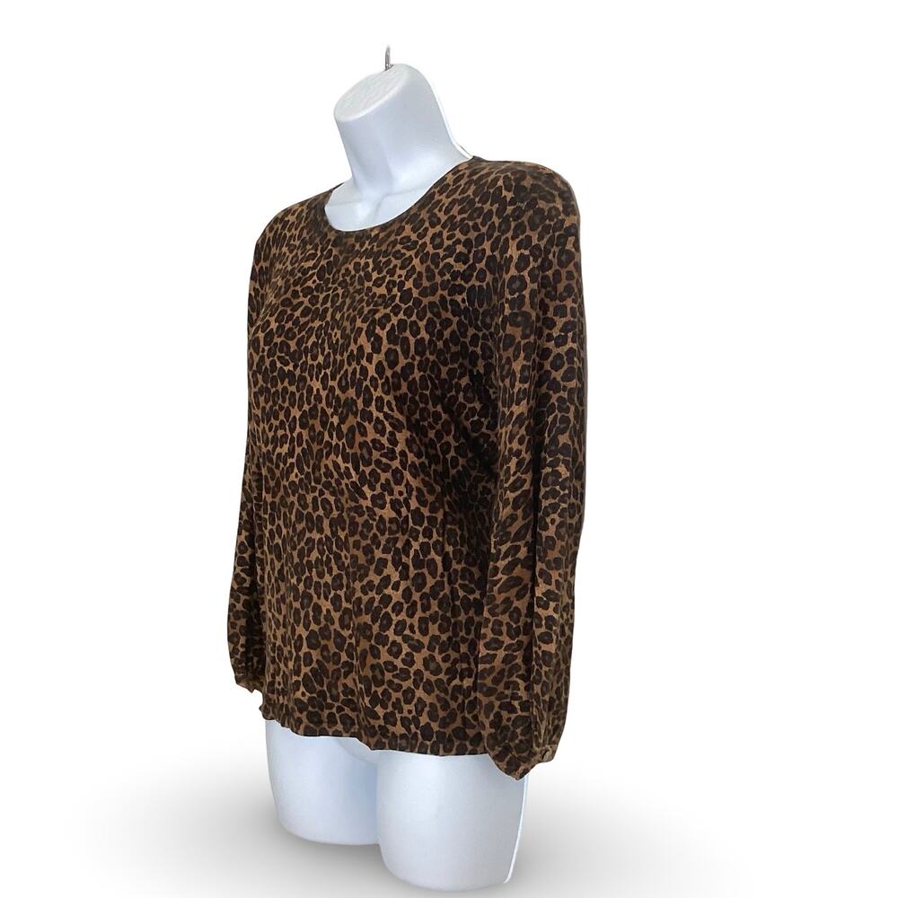 George Leopard Print Top - Picture 2 of 5